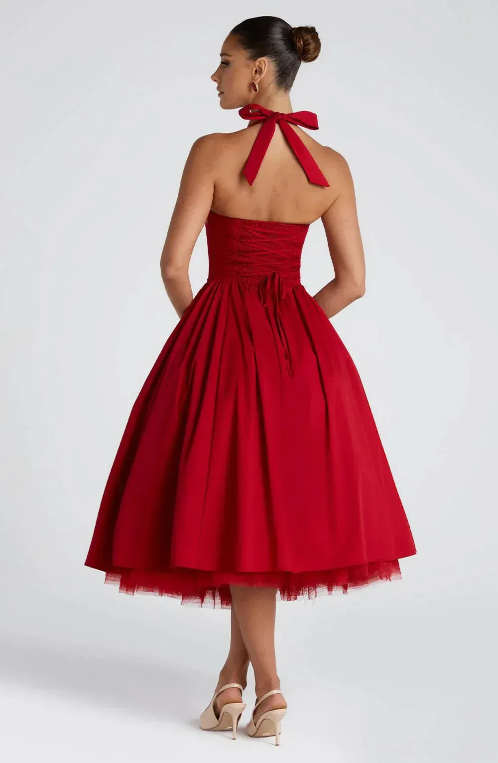 Luna Kiss - Corset Midi Dress