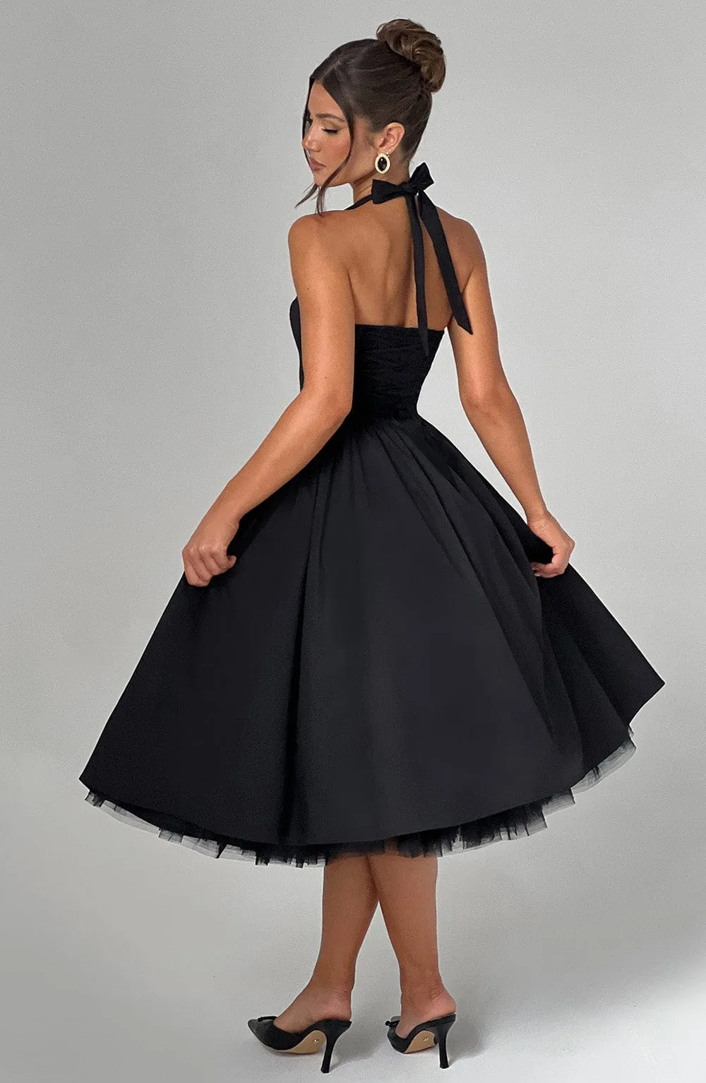 Luna Kiss - Corset Midi Dress