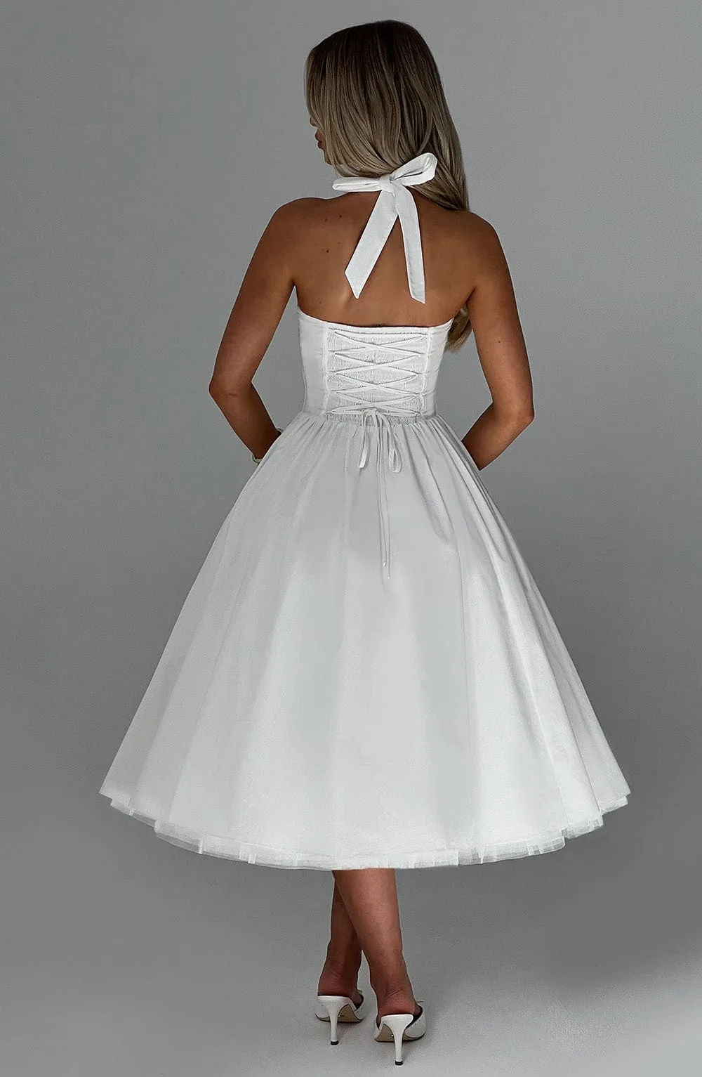 Luna Kiss - Corset Midi Dress