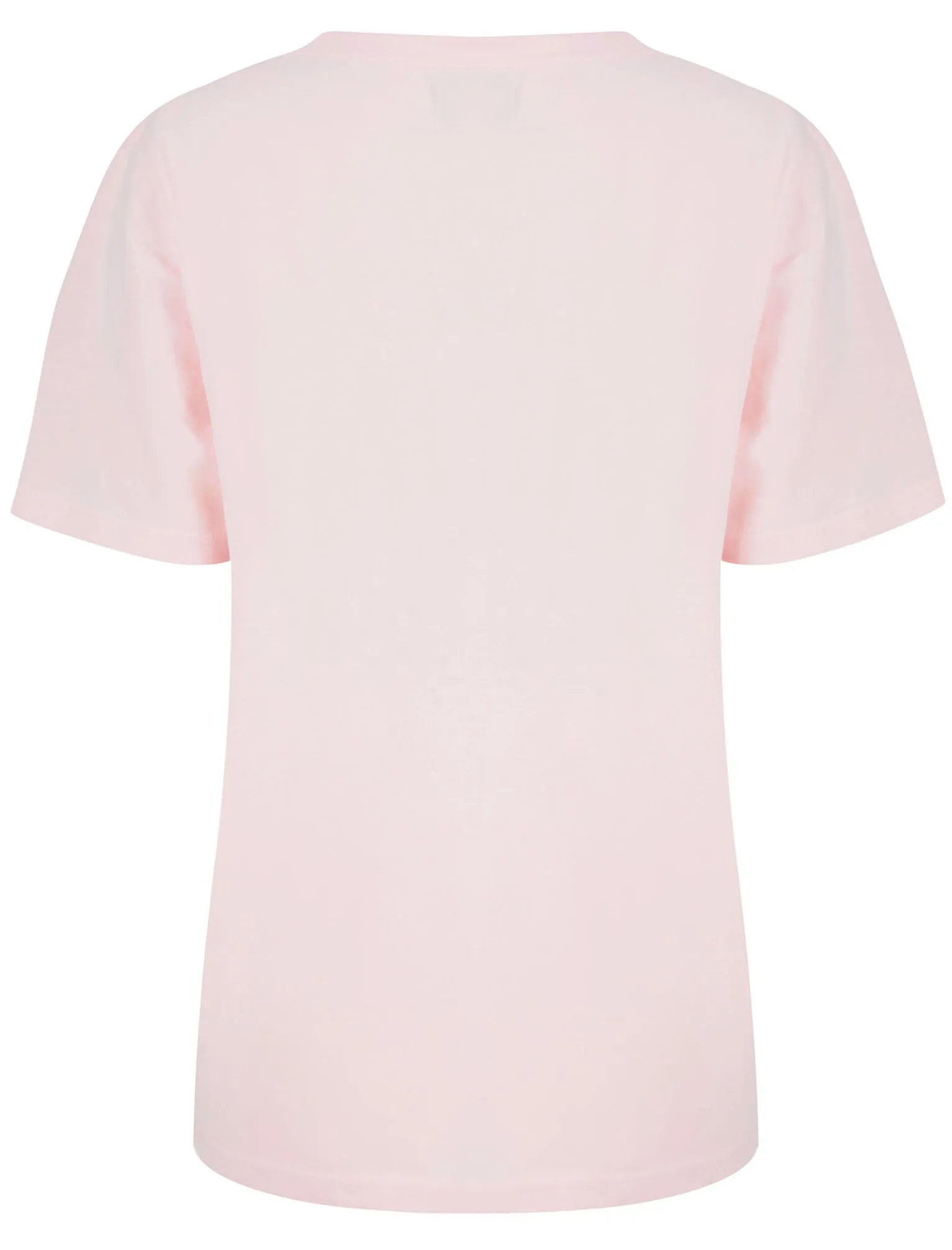 Madelyn Silver Foil Motif Cotton Jersey T-Shirt in Pink Blossom - Tokyo Laundry