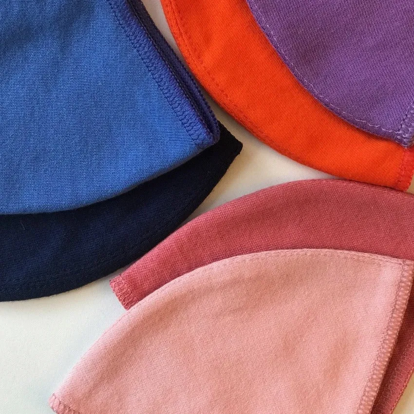 Mask | Oval Slim | Orange | 2-Layers | Comfy Cotton