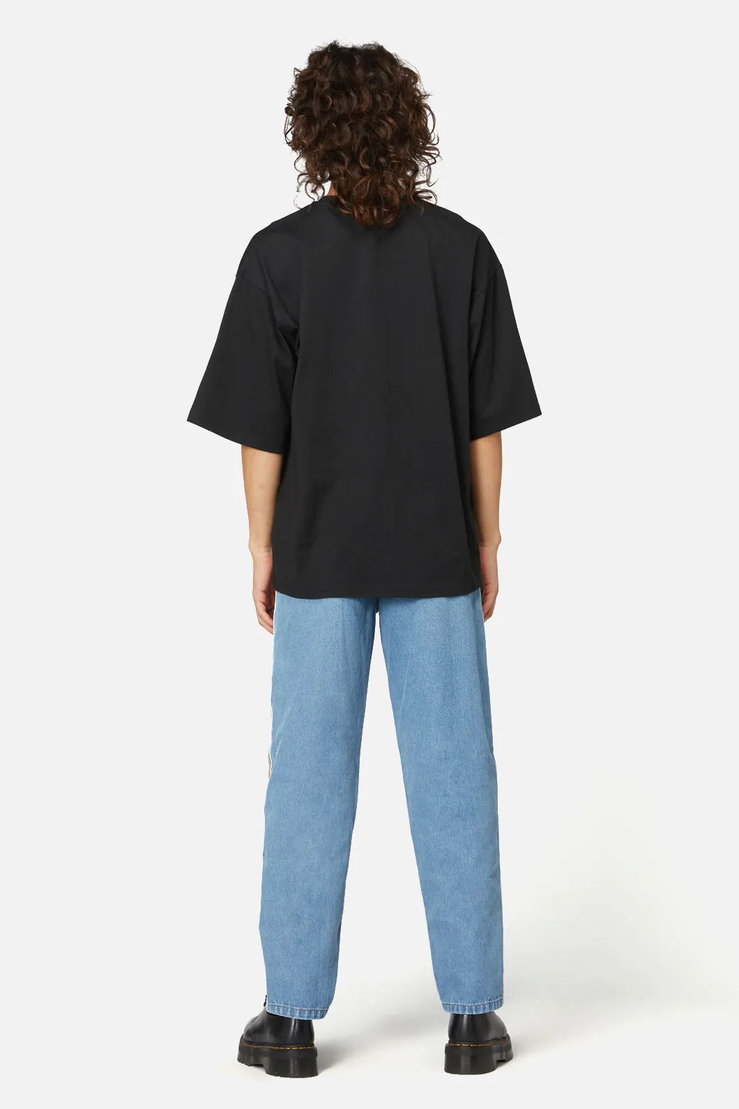 Metal Eyelet Oversized Tee