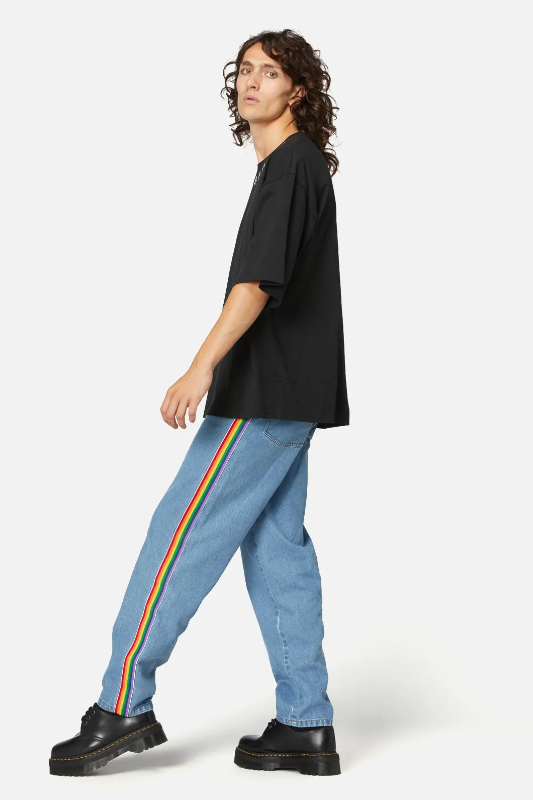 Metal Eyelet Oversized Tee