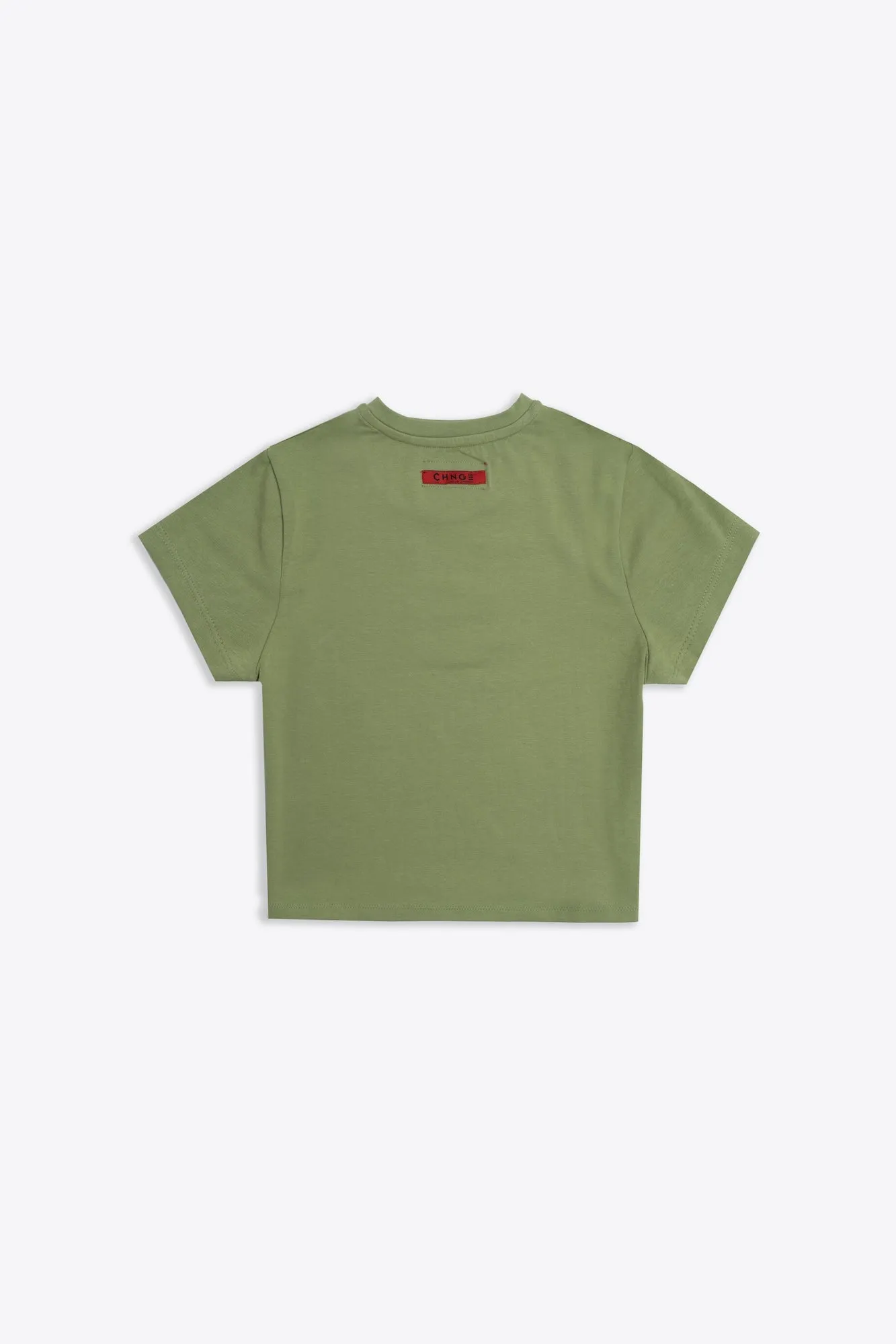 M.I.L.F. Stretch Jersey Mini Tee (Moss)