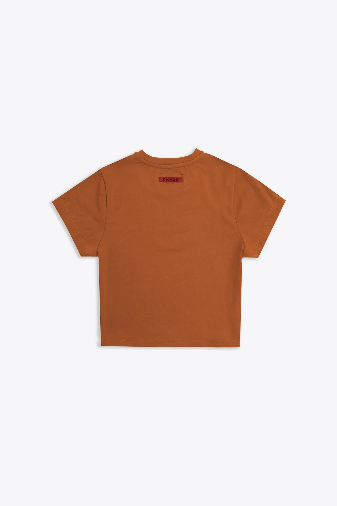 M.I.L.F. Stretch Jersey Mini Tee (Terracotta)