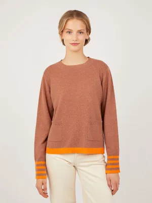 Paige Toffee Cashmere Jumper
