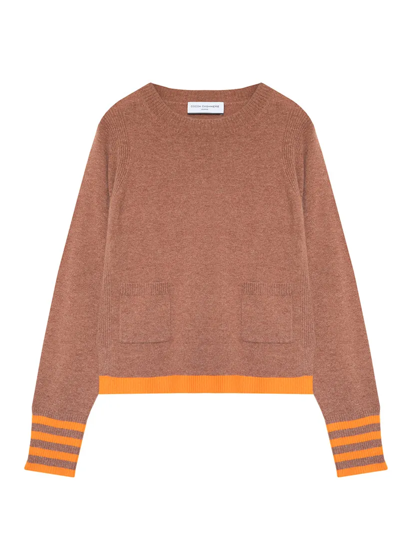 Paige Toffee Cashmere Jumper