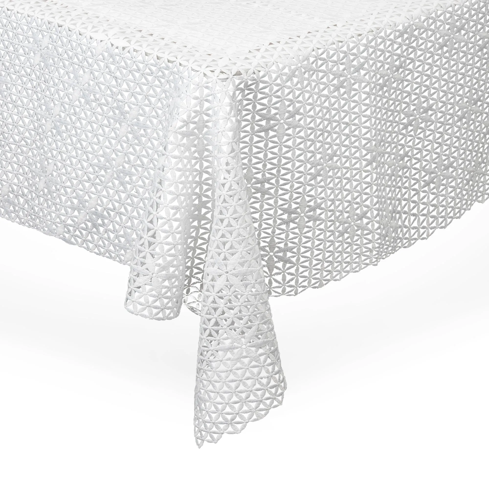 Petal Eyelet Tablecloth