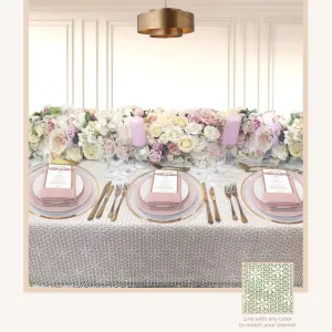 Petal Eyelet Tablecloth