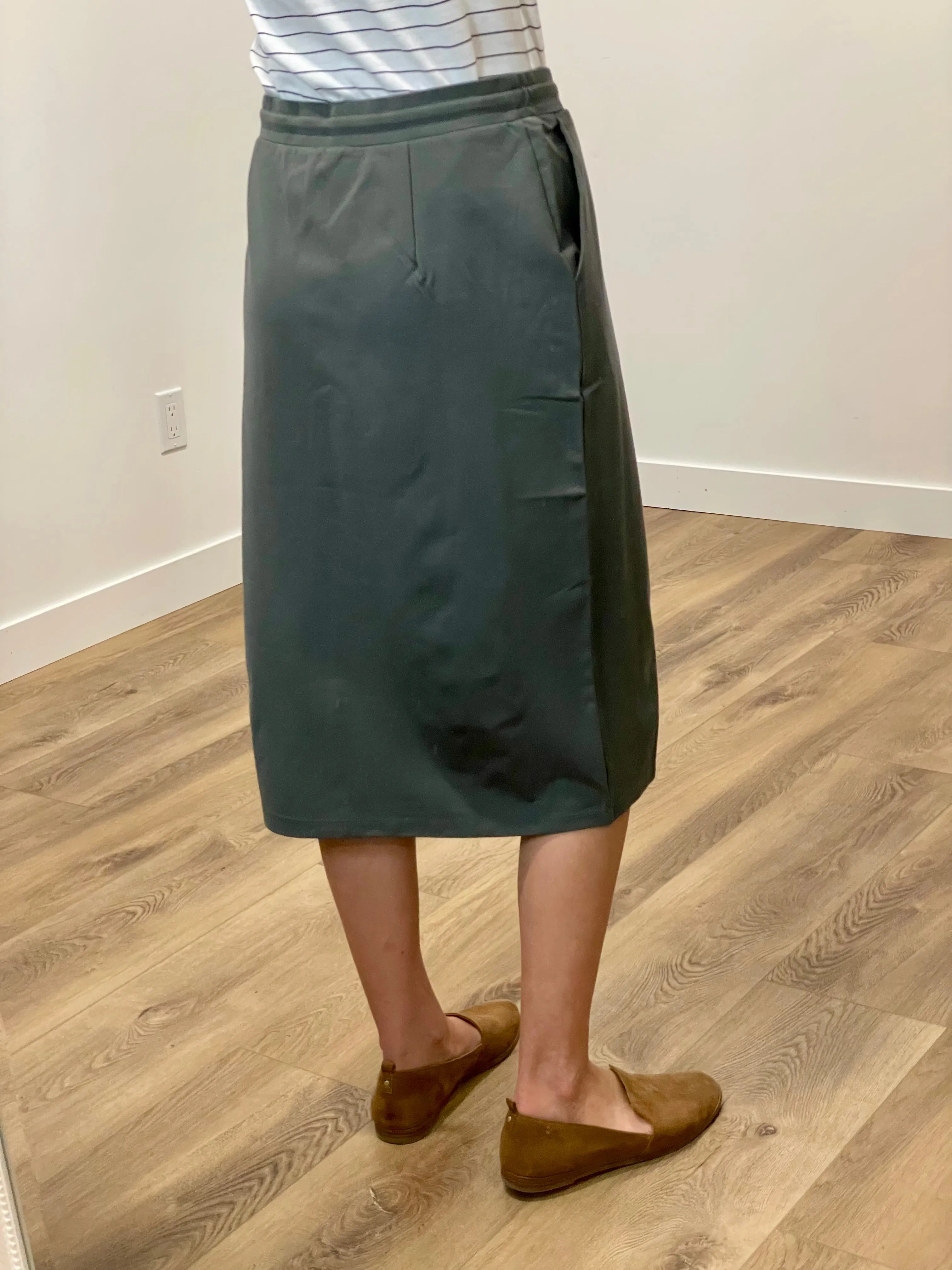 "Jordan" Skirt in Dusty Olive