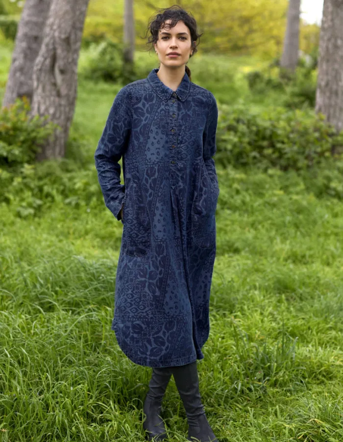 Sahara Abstract Patchwork Print Shirt Dress