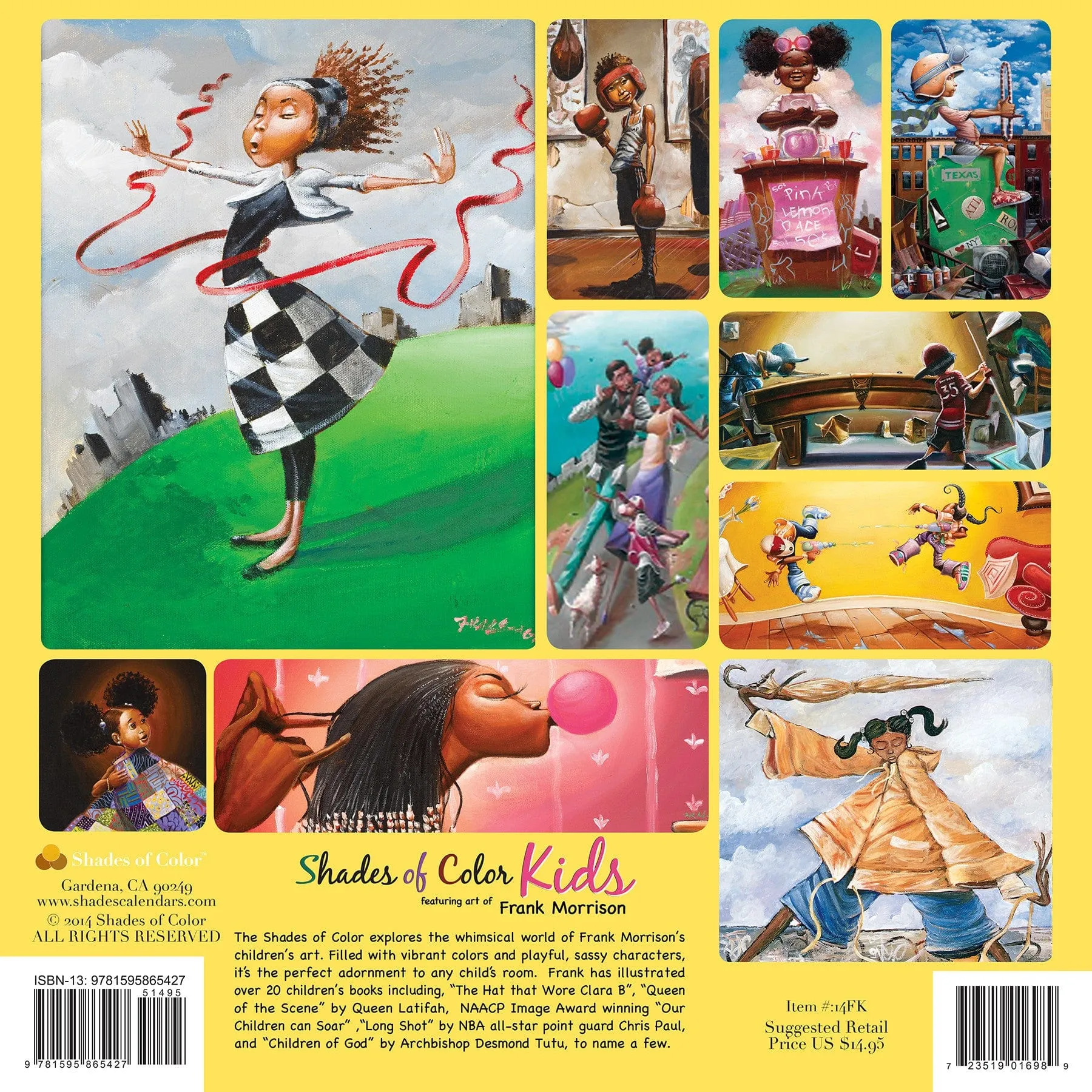 Shades of Color Kids 2015 Calendar