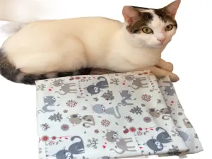 SMALL CATS Patterned  Stretch Jersey - Soft Jersey Fabric - 155 cm - 290gsm