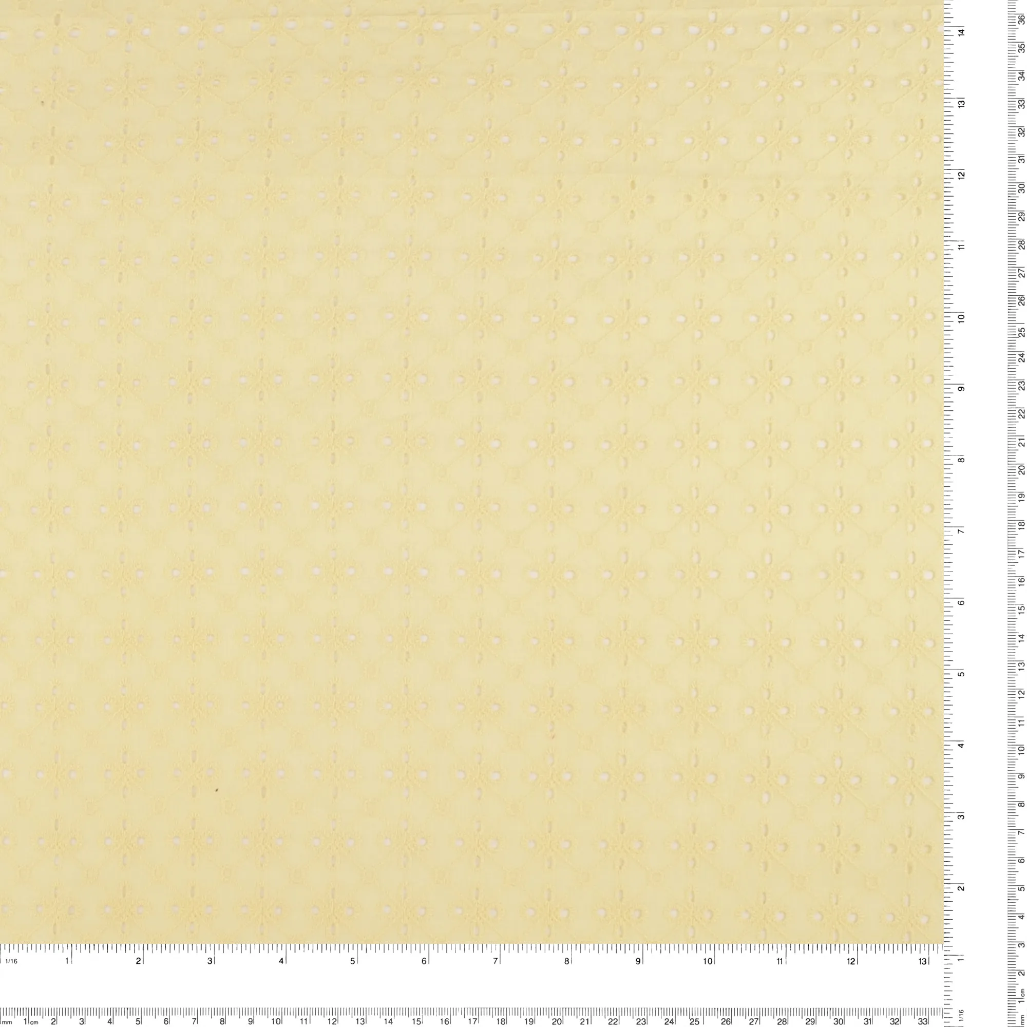Solid Eyelet - FLORA - Cream