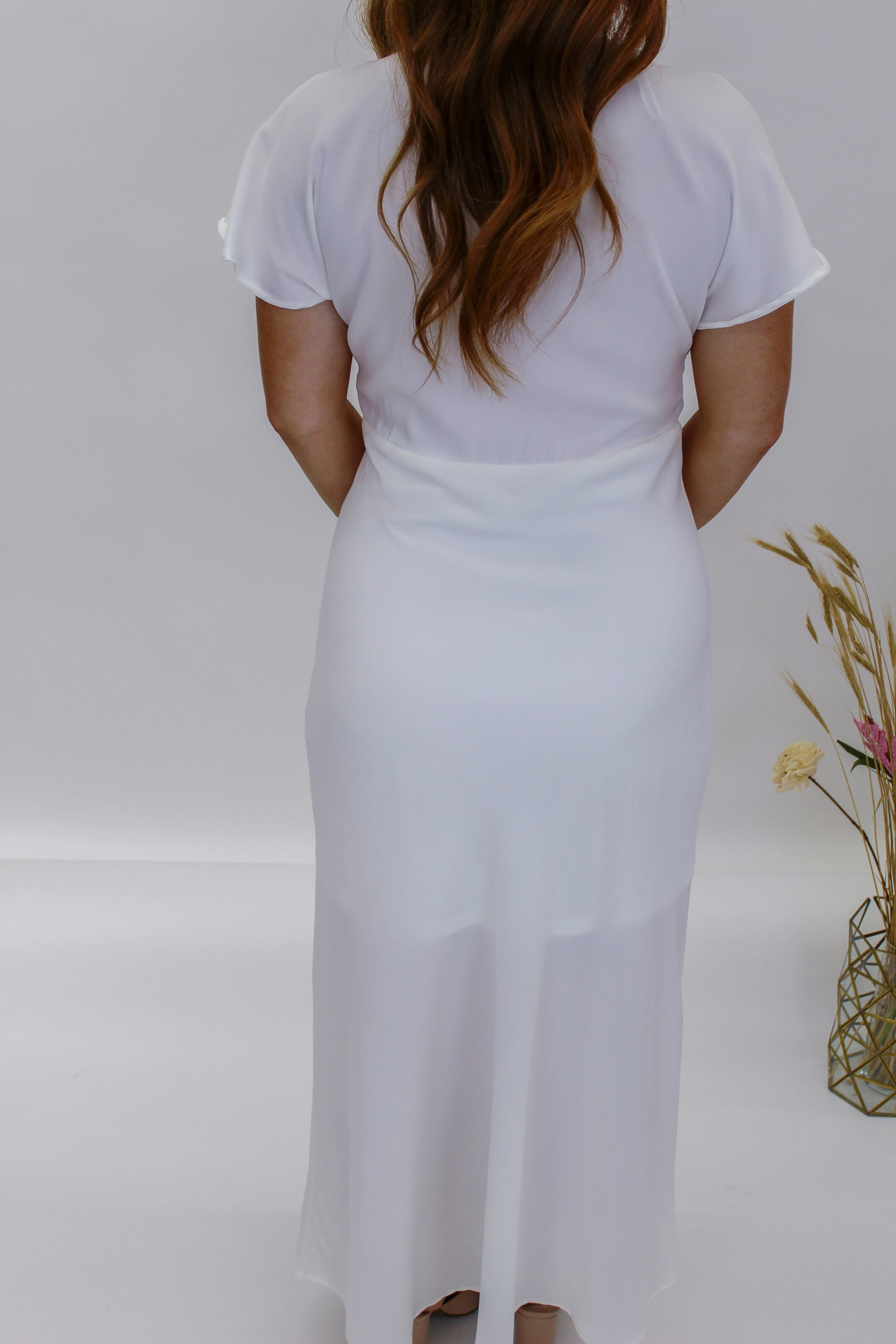 Sweetest Nature Midi Dress- Off White