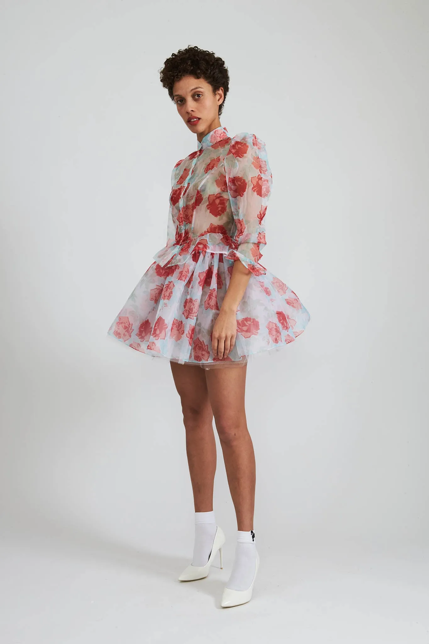 Tutu in Painted Rose Organza