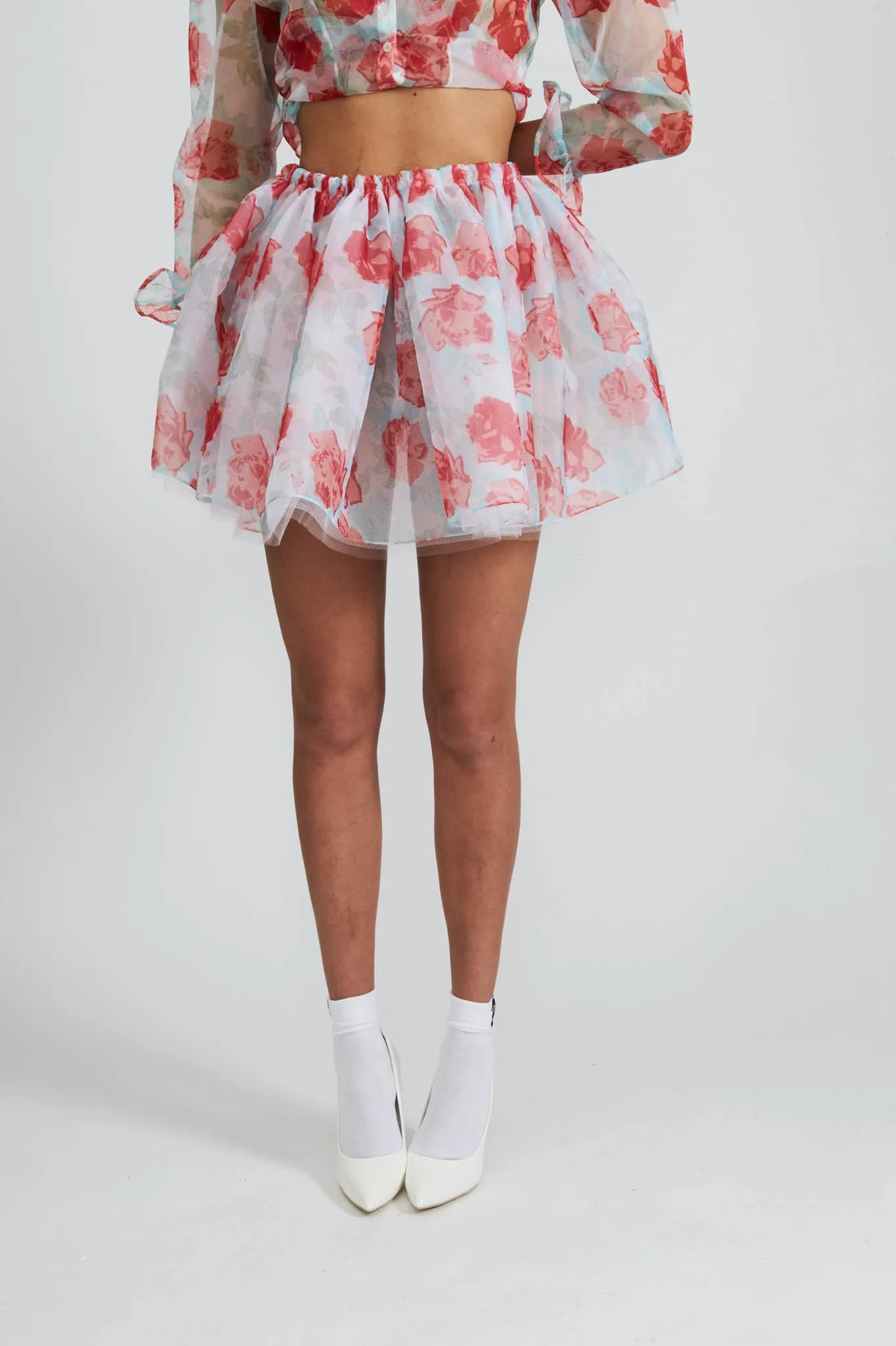 Tutu in Painted Rose Organza