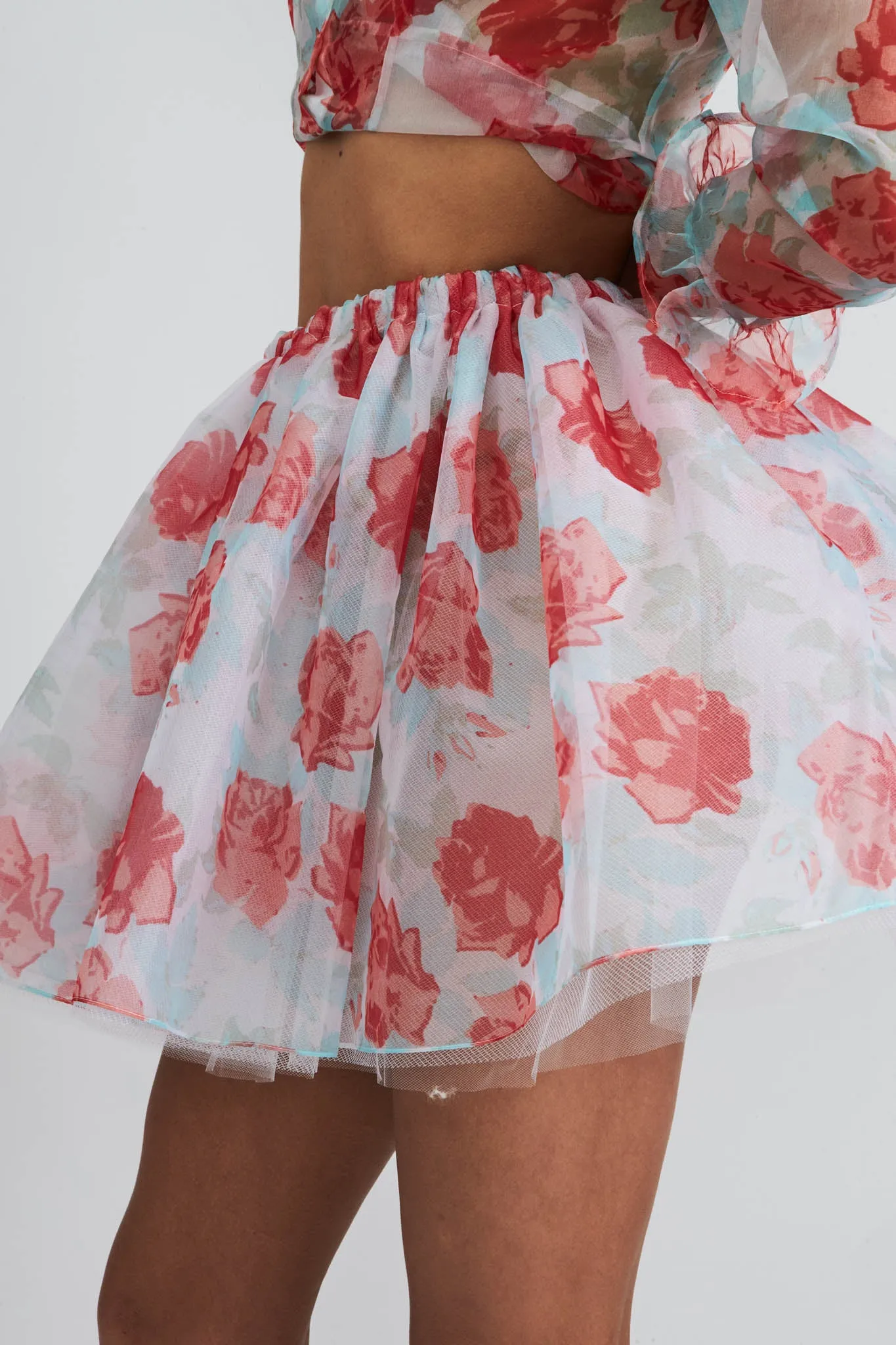 Tutu in Painted Rose Organza