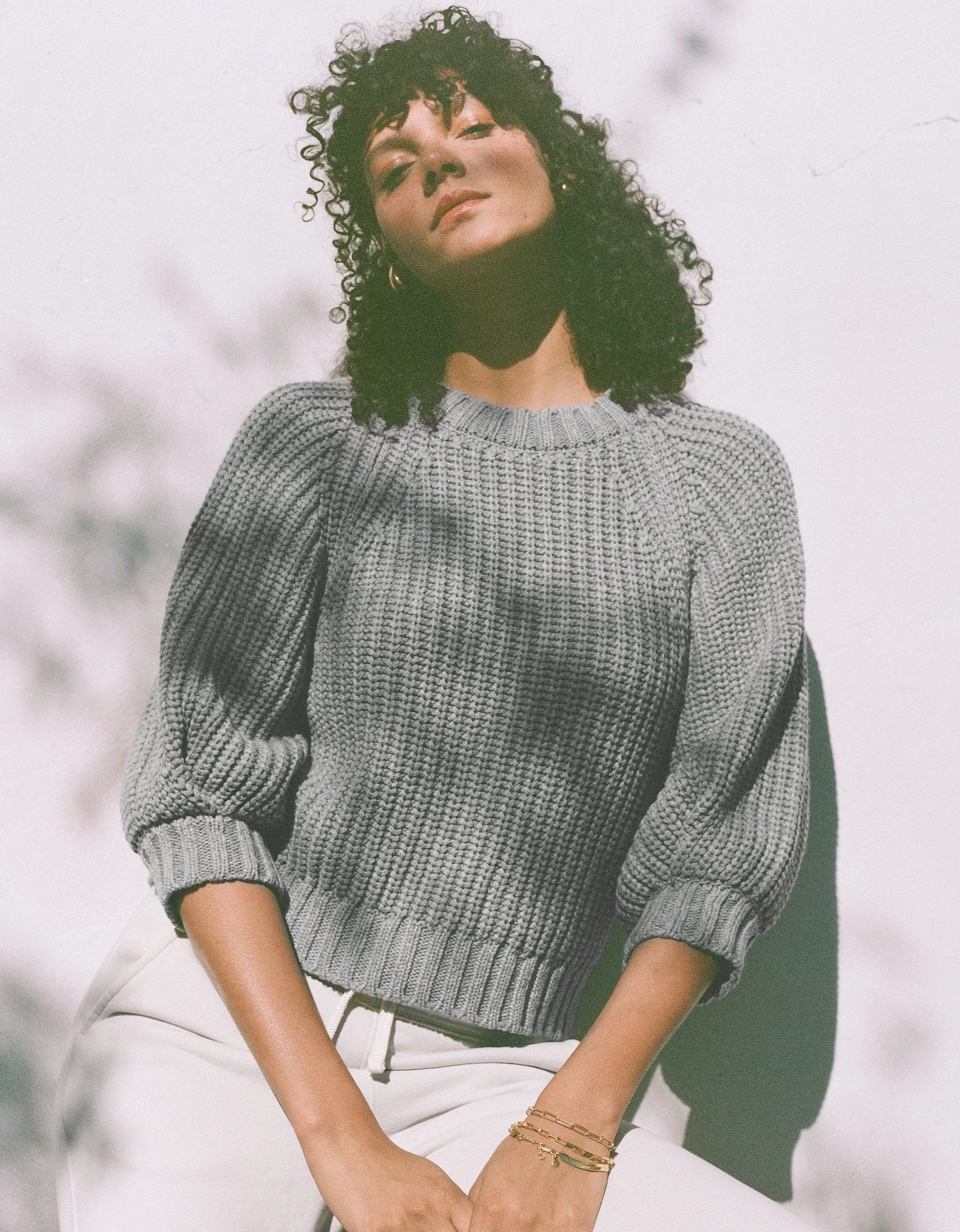 unsubscribed cotton cashmere bouquet sweater