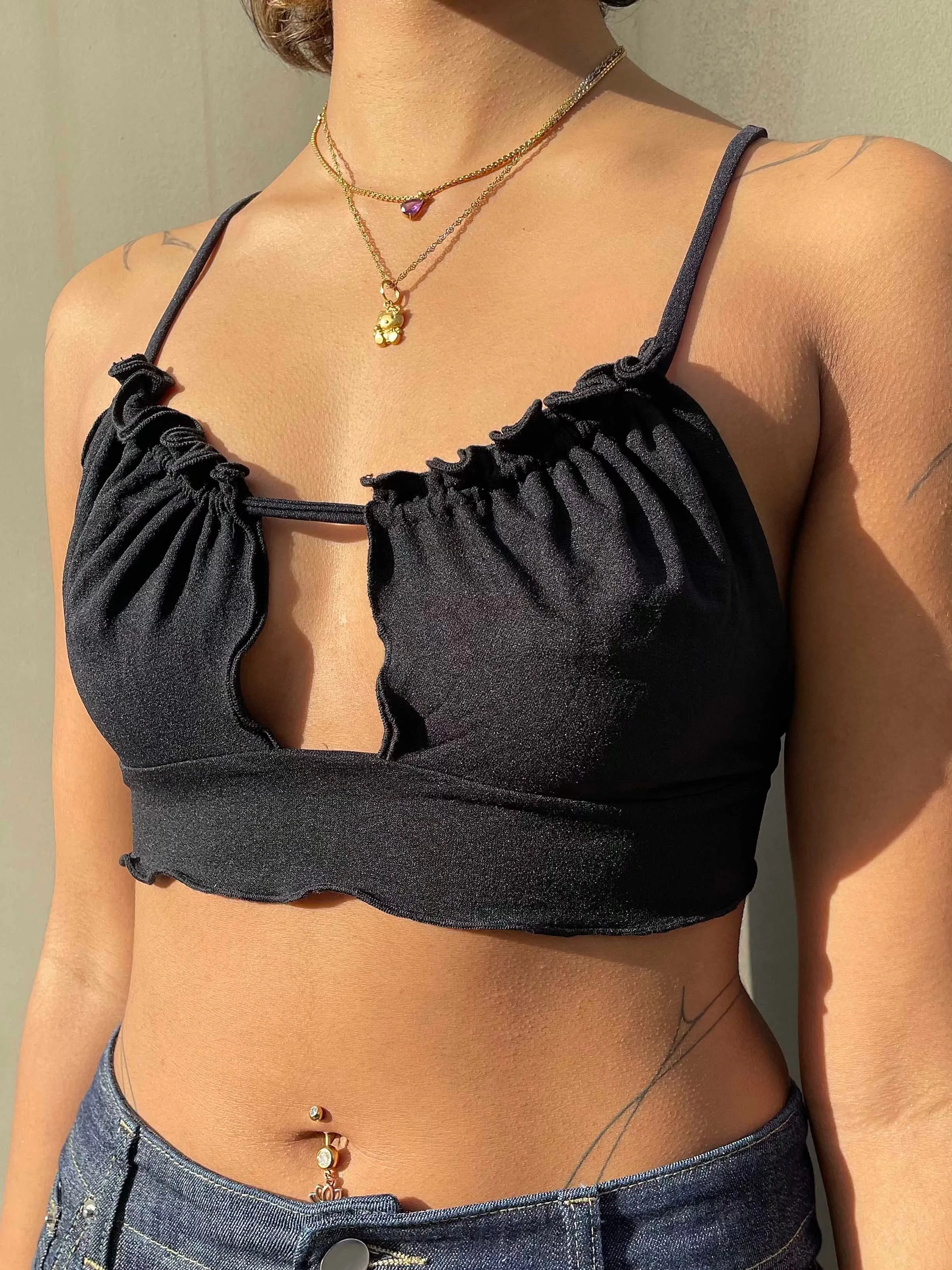 Venus Bra Top. Black