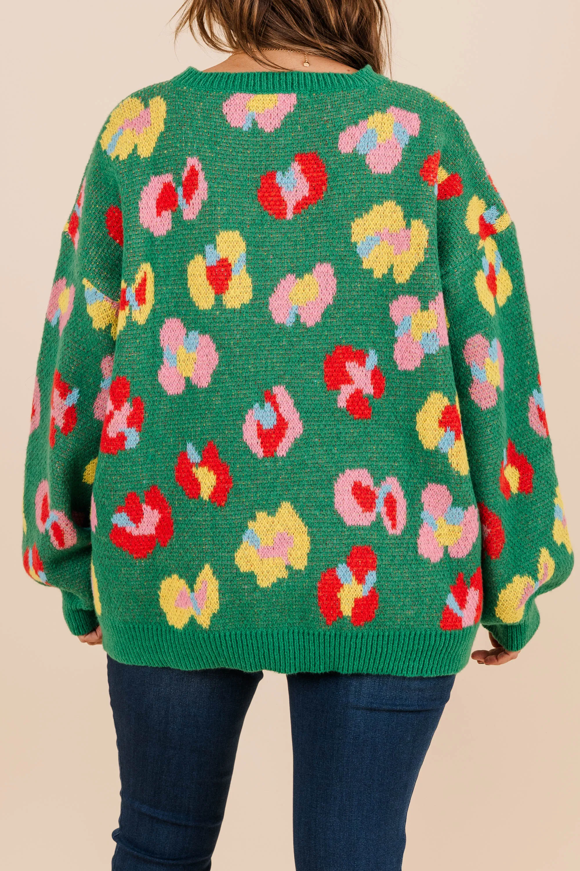 Well Timed Pause Sweater, Pine Green