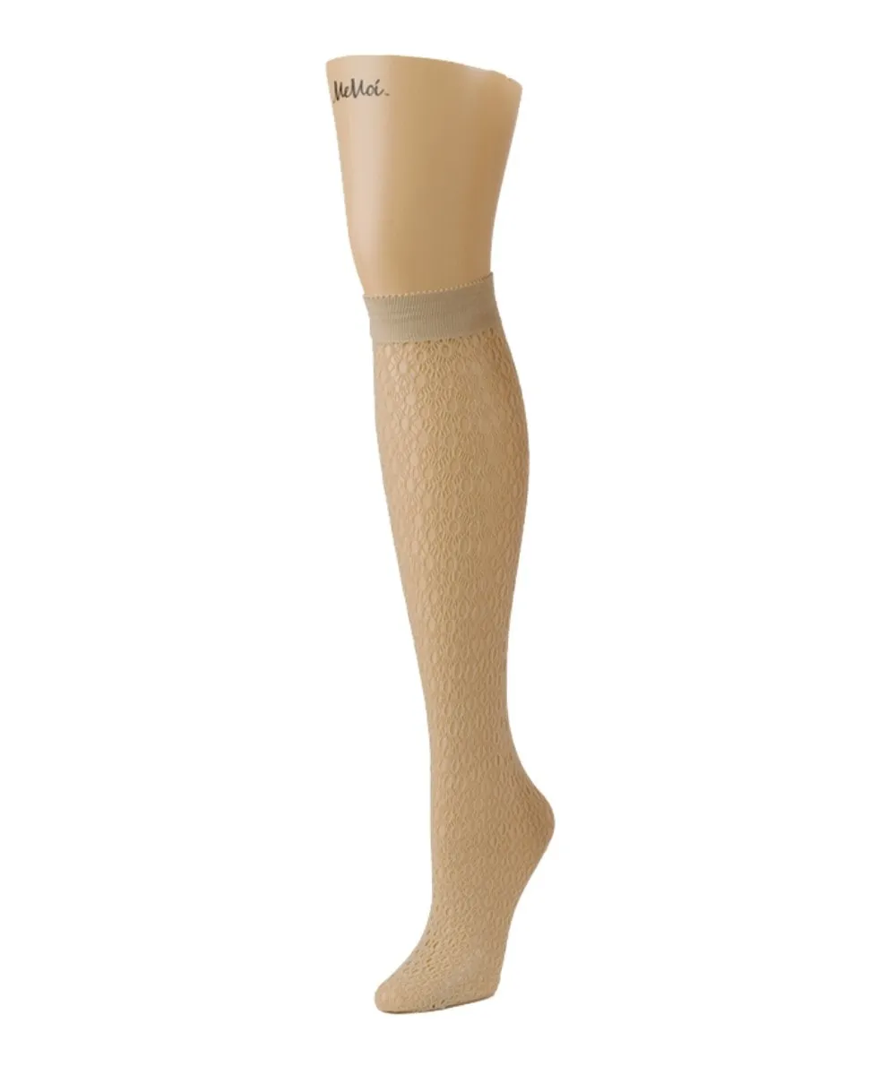 Women's Femi-O Eyelet Lace Knee High Socks