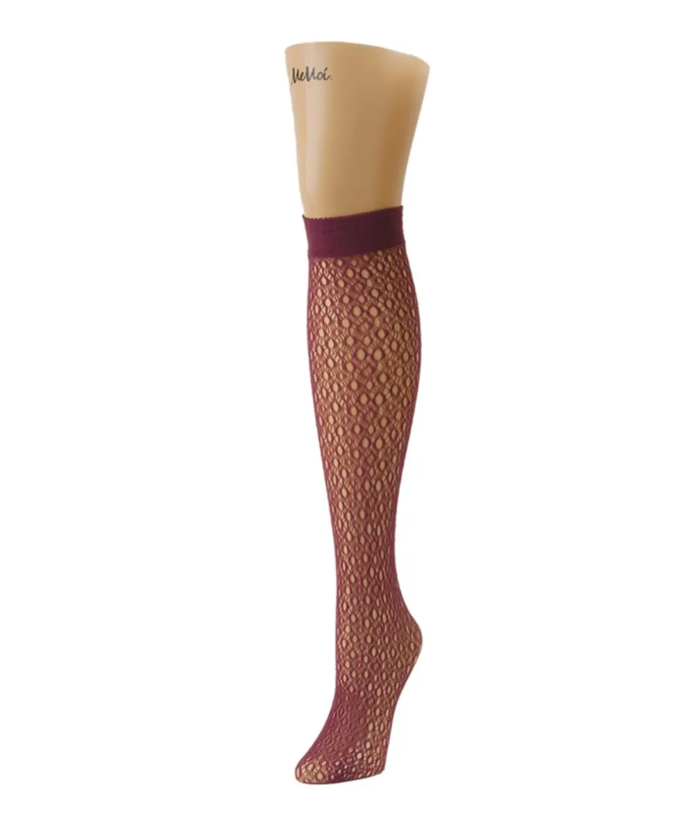 Women's Femi-O Eyelet Lace Knee High Socks